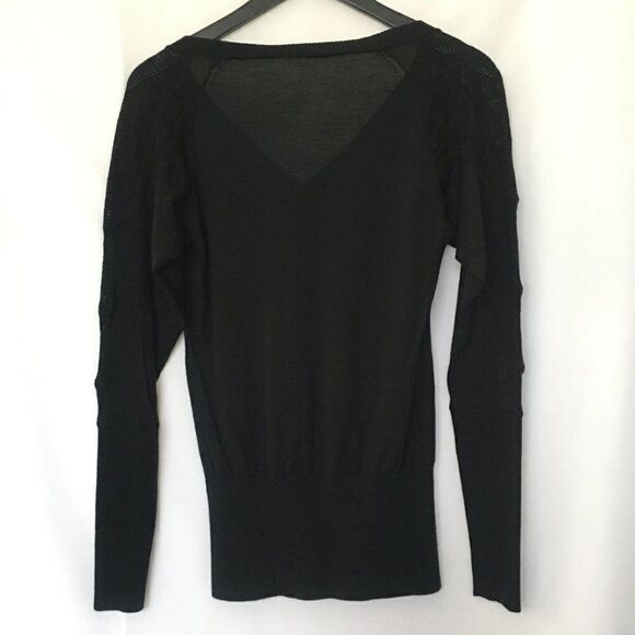 ELIE TAHARI Black Lace Sweater - Picture 5 of 13
